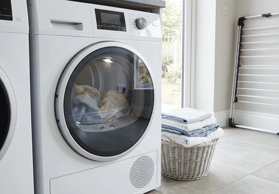 White-modern-electric-dryer-repair