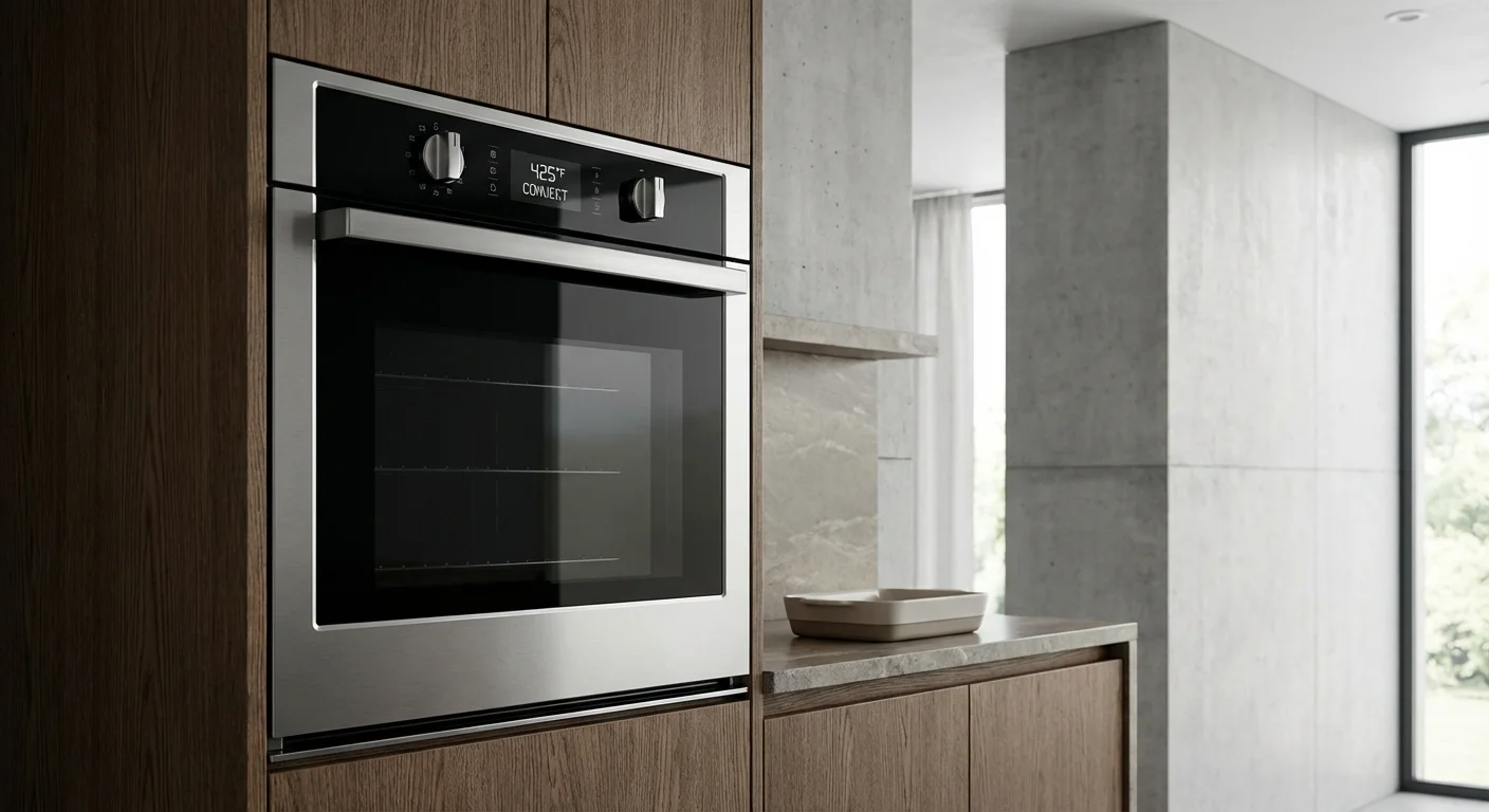 Modern-stainless-steel-wall-oven-appliance
